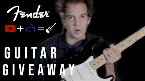 free fender guitar giveaway.